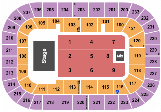 Bon Secours Wellness Arena Zac Brown Band Seating Chart